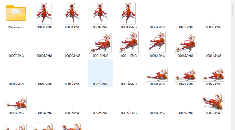 传奇怪物素材 7条神龙 巨龙神BOSS怪物 单职业微变 游戏怪物素材|霏雪网络传奇技术学习站